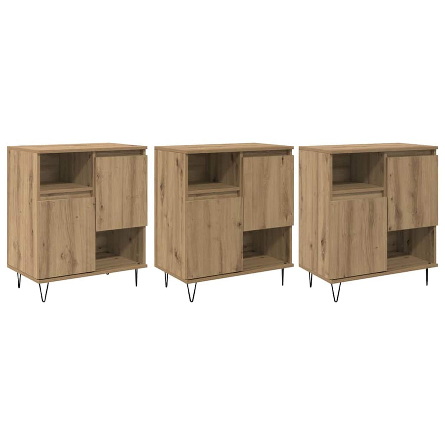 Dressoir 3 pcs Artisan Eiken 60 x 35 x 70 cm