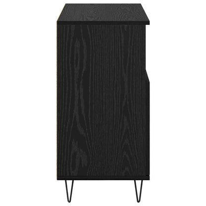 Dressoir 3 pcs Zwart Eiken 60 x 35 x 70 cm