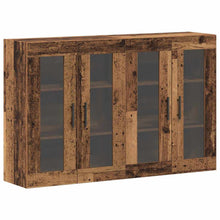 Wandgemonteerde Kasten 2 pcs Oud hout 69,5 x 34 x 90 cm