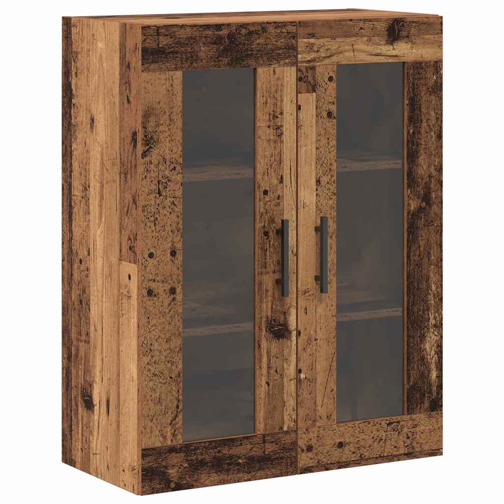 Wandgemonteerde Kasten 2 pcs Oud hout 69,5 x 34 x 90 cm