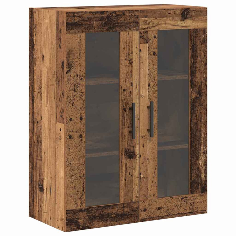 Wandgemonteerde Kasten 2 pcs Oud hout 69,5 x 34 x 90 cm