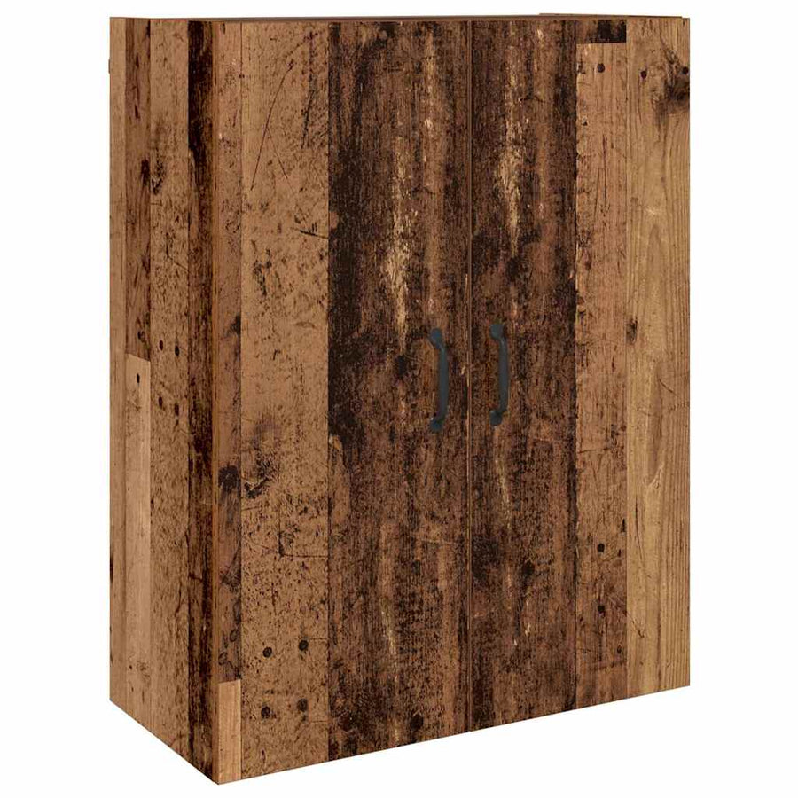 Hoge kast 2 pcs Oud hout Bewerkt hout