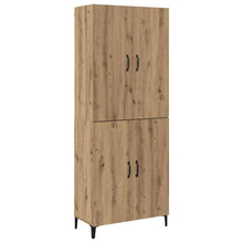 Hoge kast 2 pcs Artisan Eiken Bewerkt hout