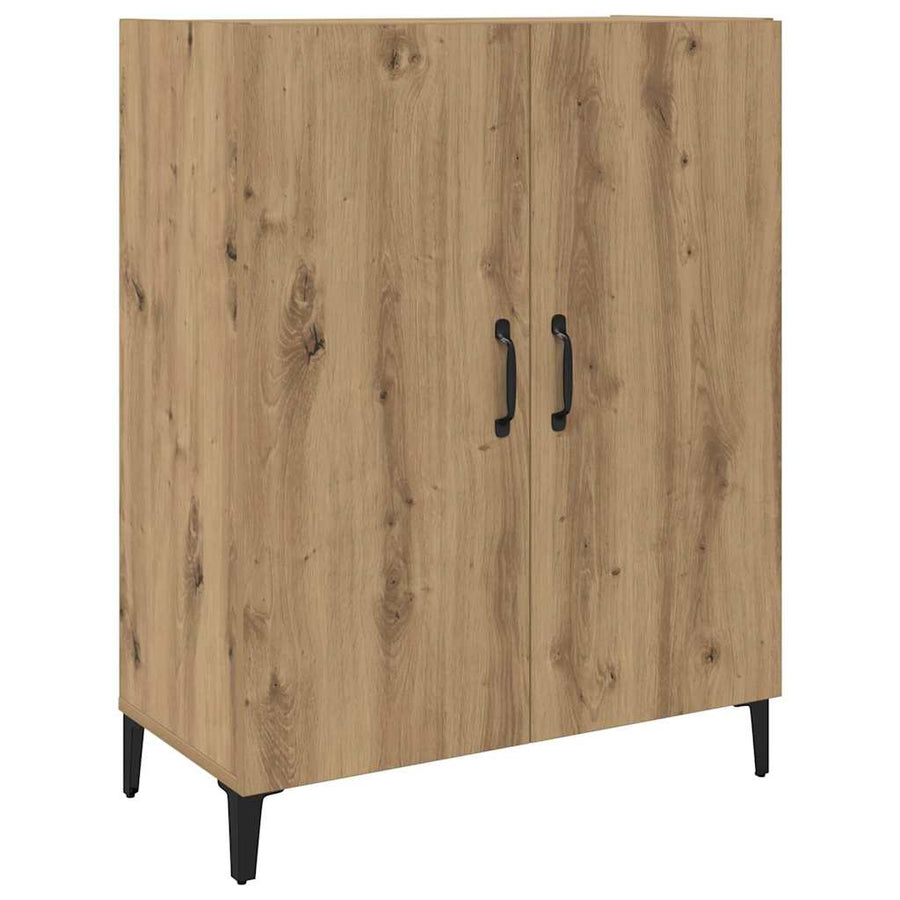 Hoge kast 2 pcs Artisan Eiken Bewerkt hout