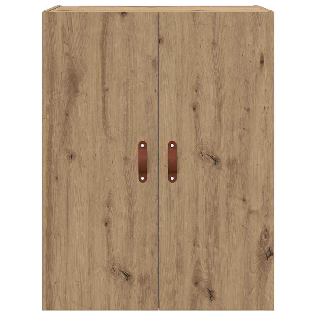 Wandkast 2 pcs Artisan Eiken 69,5 x 34 x 90 cm Bewerkt hout