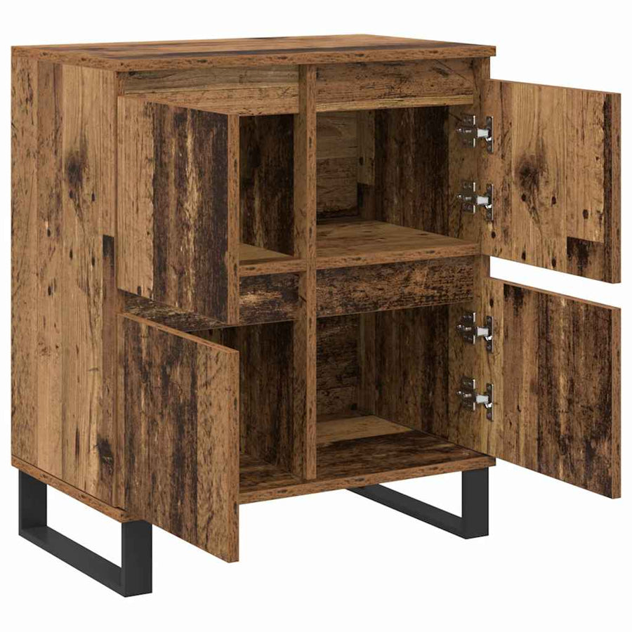 Dressoir 3 pcs Oudhout 60 x 35 x 70 cm