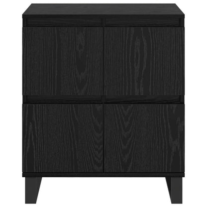 Dressoir 3 pcs Zwart Eiken 60 x 35 x 70 cm