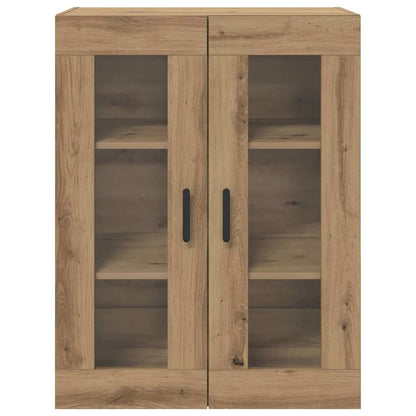Wandgemonteerde Kasten 2 pcs artisanaal eikenkleurig