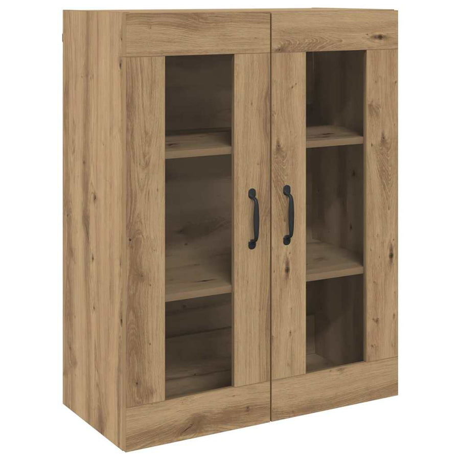 Hoge kast 2 pcs Artisan Eiken Bewerkt hout