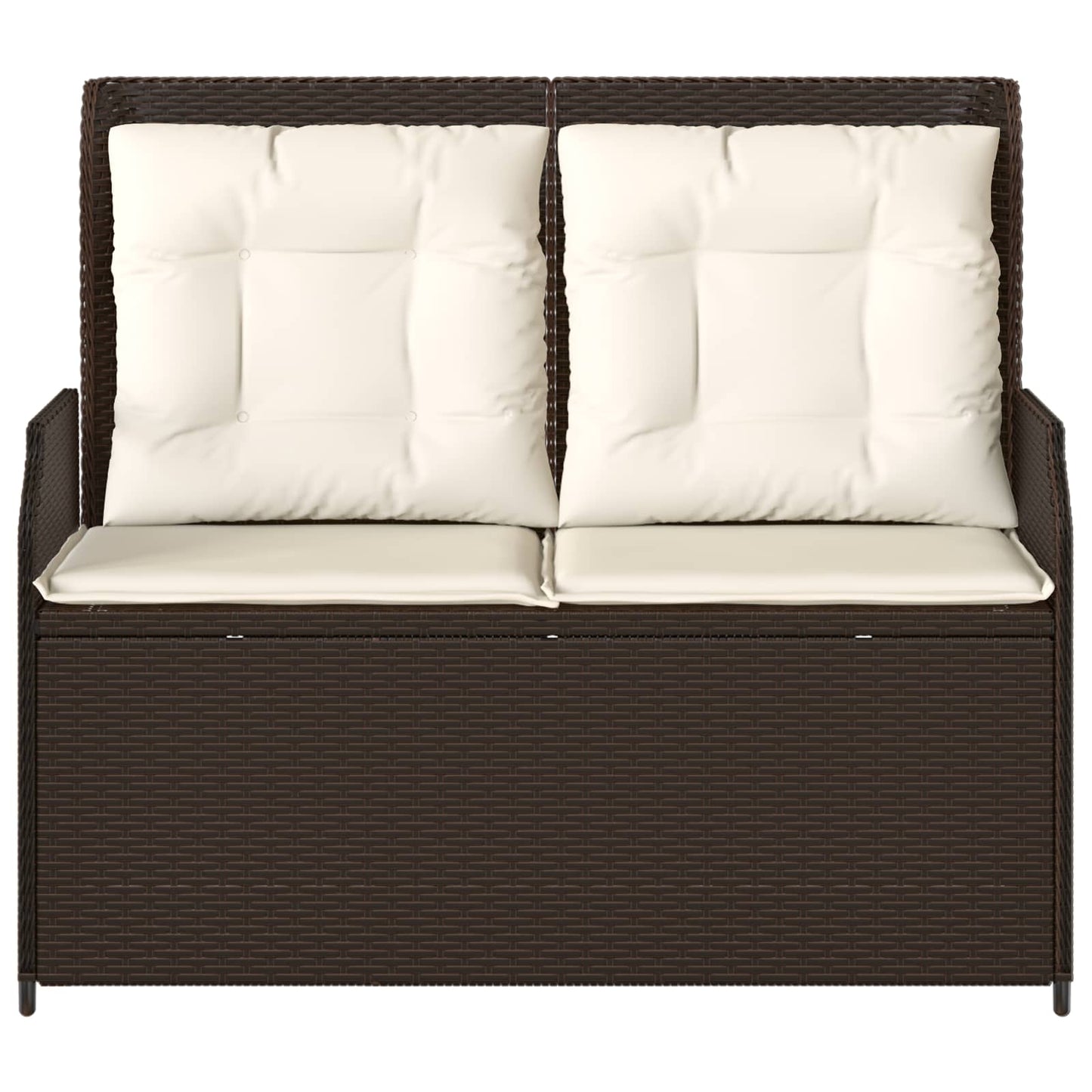 Tuinbank Bruin poly rattan