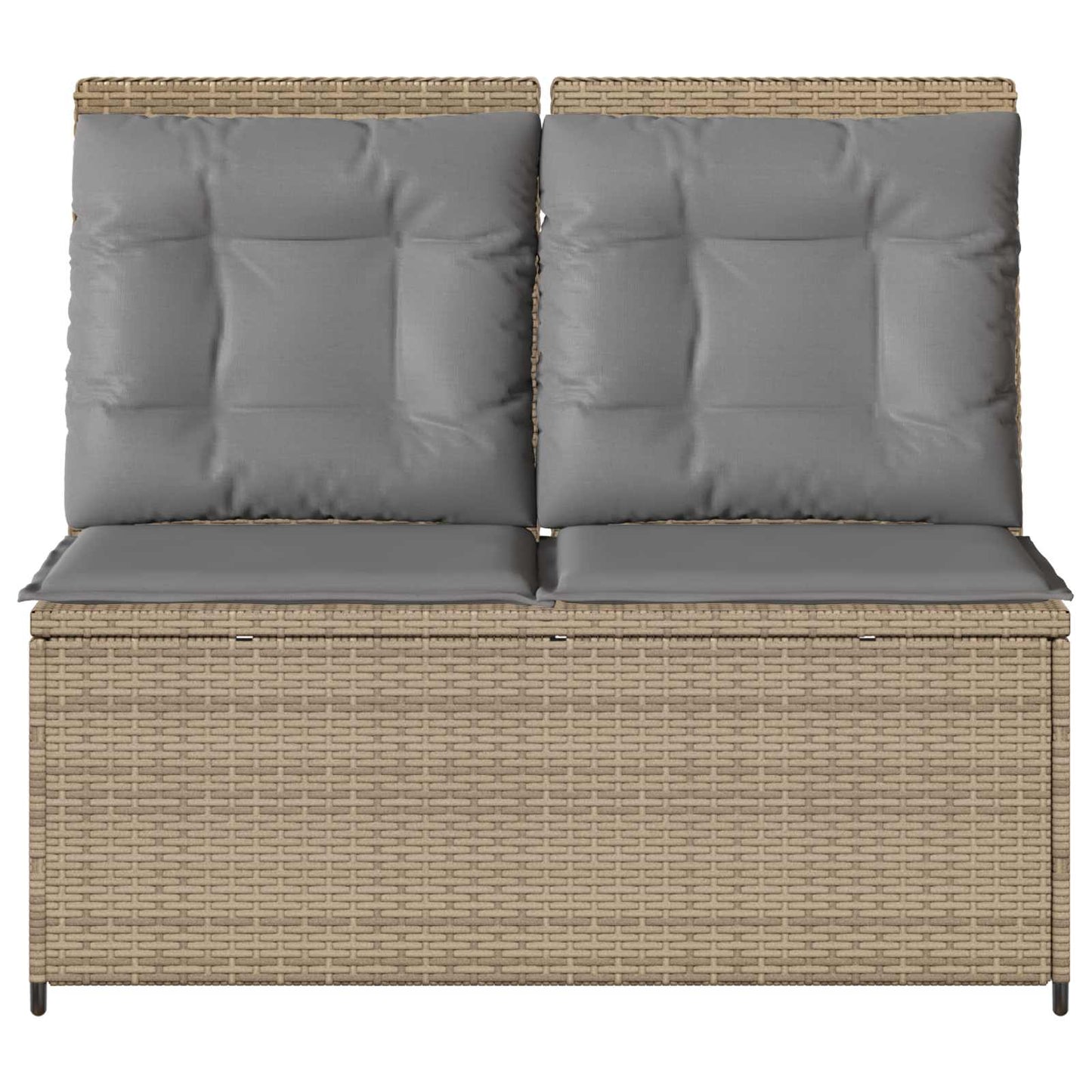 Tuinbank Beige poly rattan