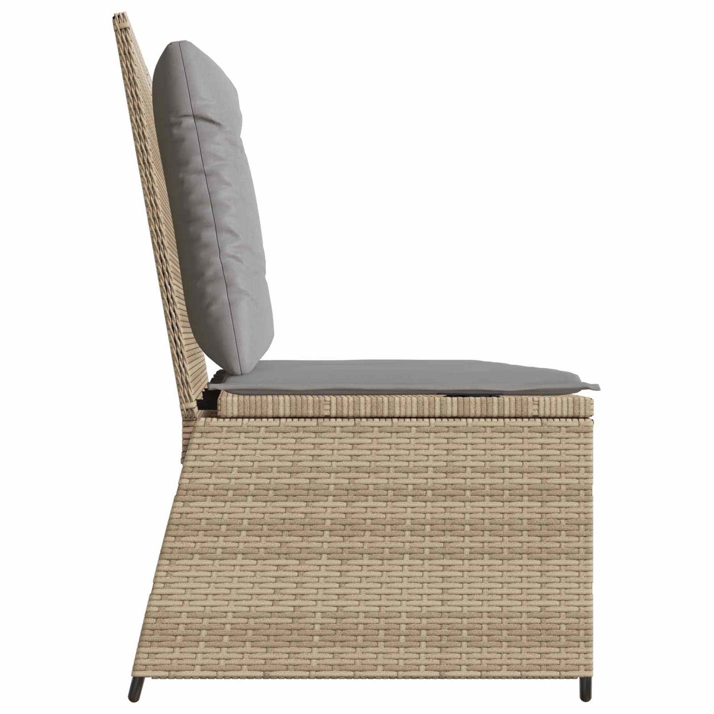 Tuinbank Beige poly rattan