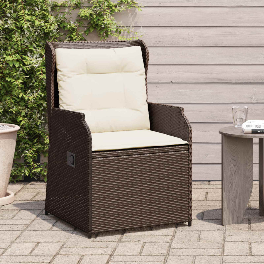 Tuinbank 2 pcs Bruin poly rattan
