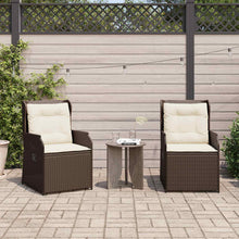 Tuinbank 2 pcs Bruin poly rattan