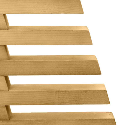 Houten kerstboom met standaard Bruin 60 cm Massief grenenhout