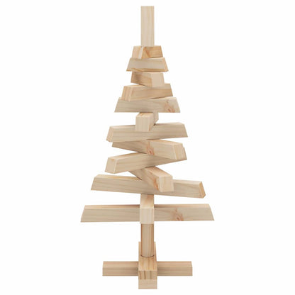 Kerstbomen met standaard Naturel 60 cm Massief grenenhout