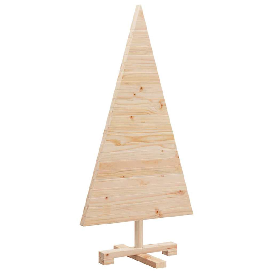 Kerstbomen met standaard Naturel 90 cm Massief grenenhout