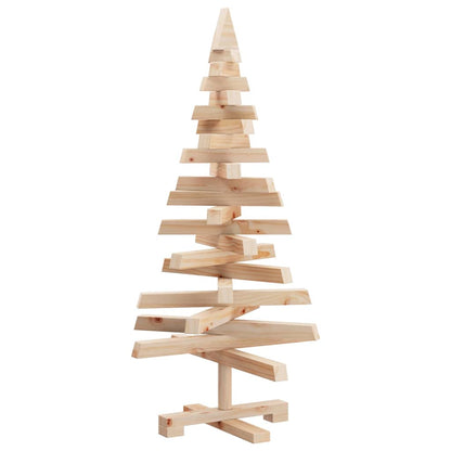 Kerstbomen met standaard Naturel 90 cm Massief grenenhout