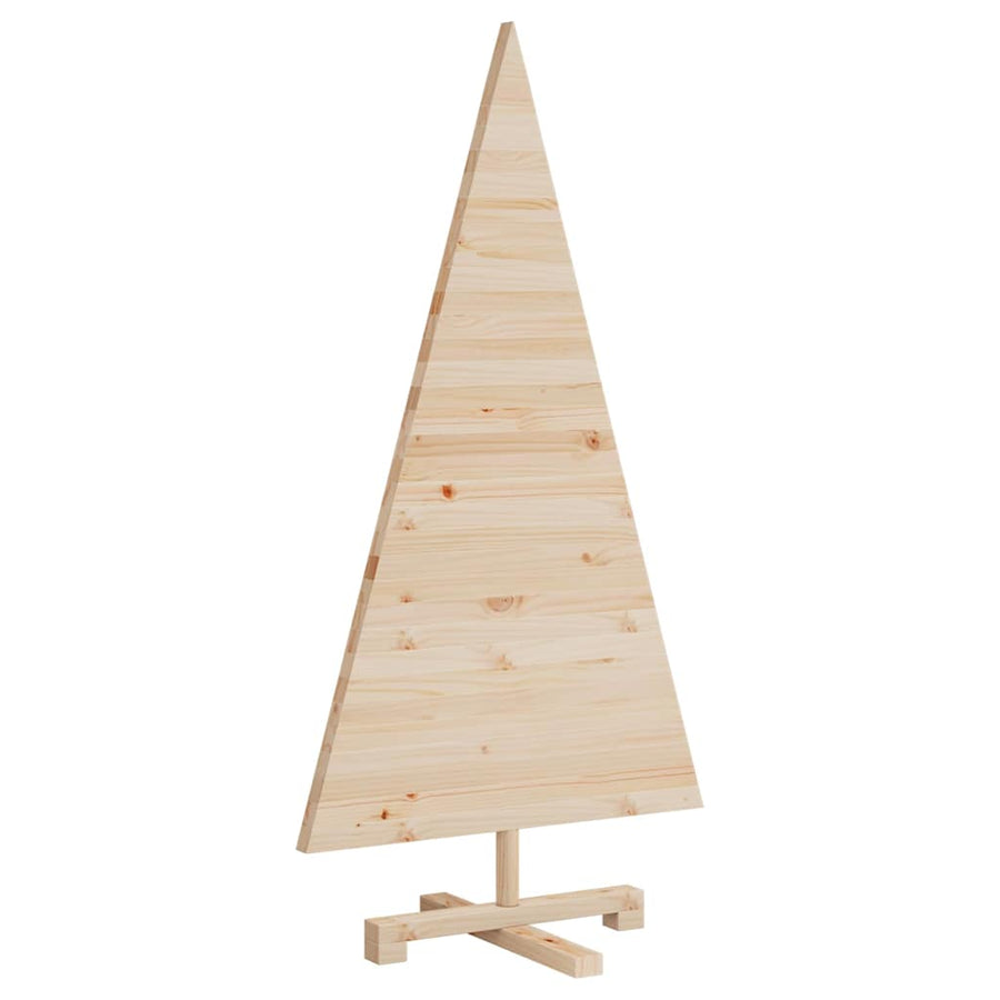 Kerstbomen met standaard Naturel 120 cm Massief grenenhout
