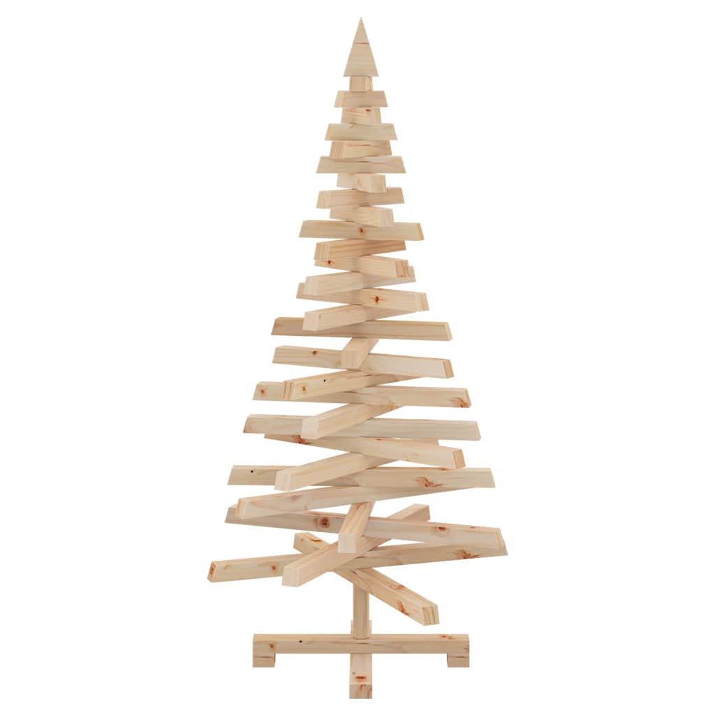 Kerstbomen met standaard Naturel 120 cm Massief grenenhout