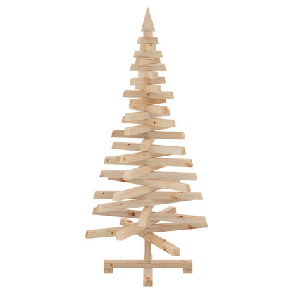Kerstbomen met standaard Naturel 120 cm Massief grenenhout