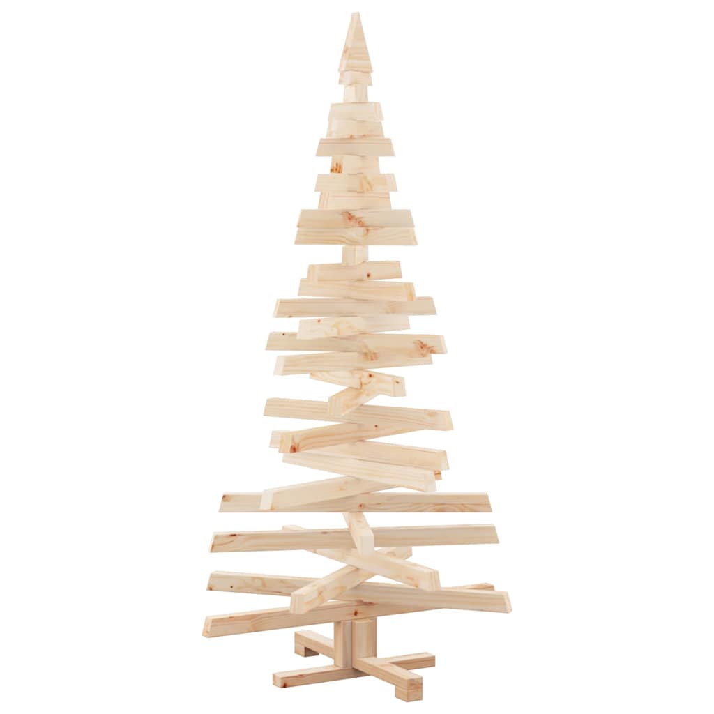 Kerstbomen met standaard Naturel 150 cm Massief grenenhout