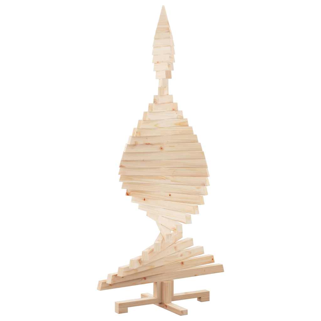 Kerstbomen met standaard Naturel 150 cm Massief grenenhout