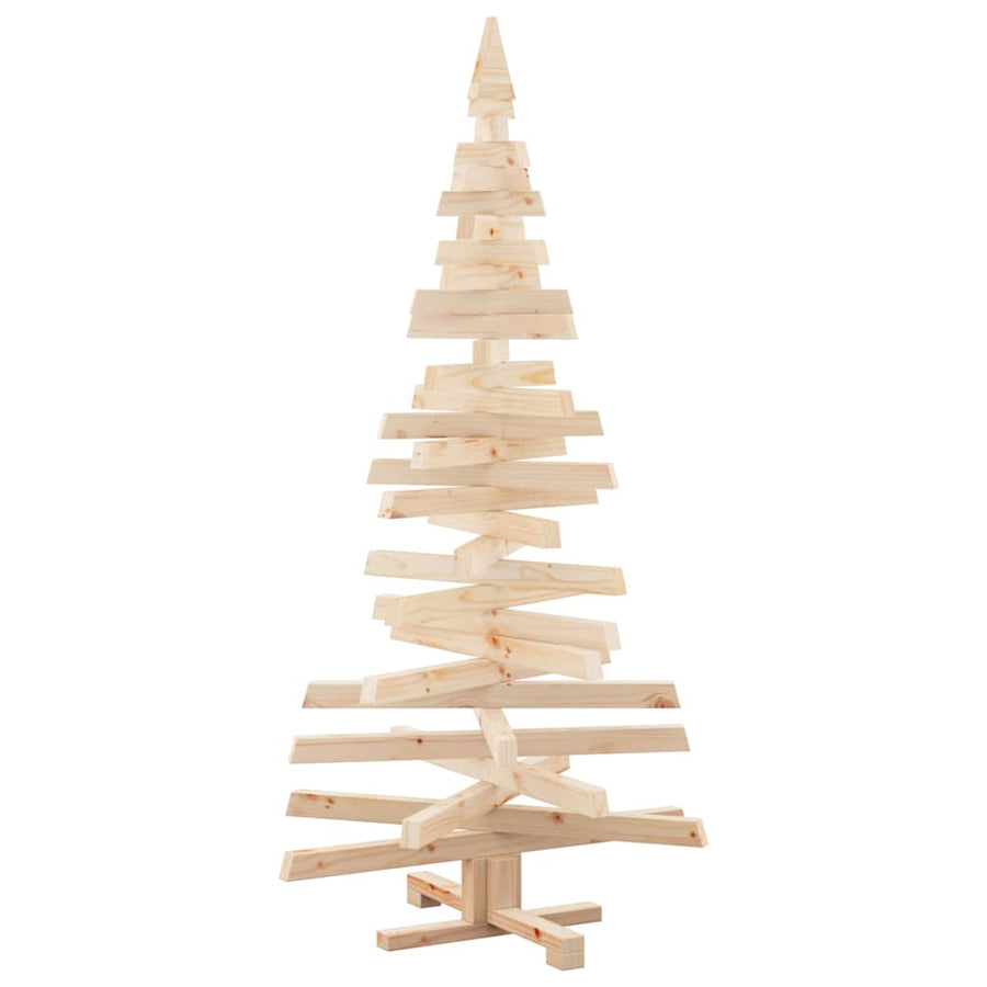 Kerstbomen met standaard Naturel 150 cm Massief grenenhout