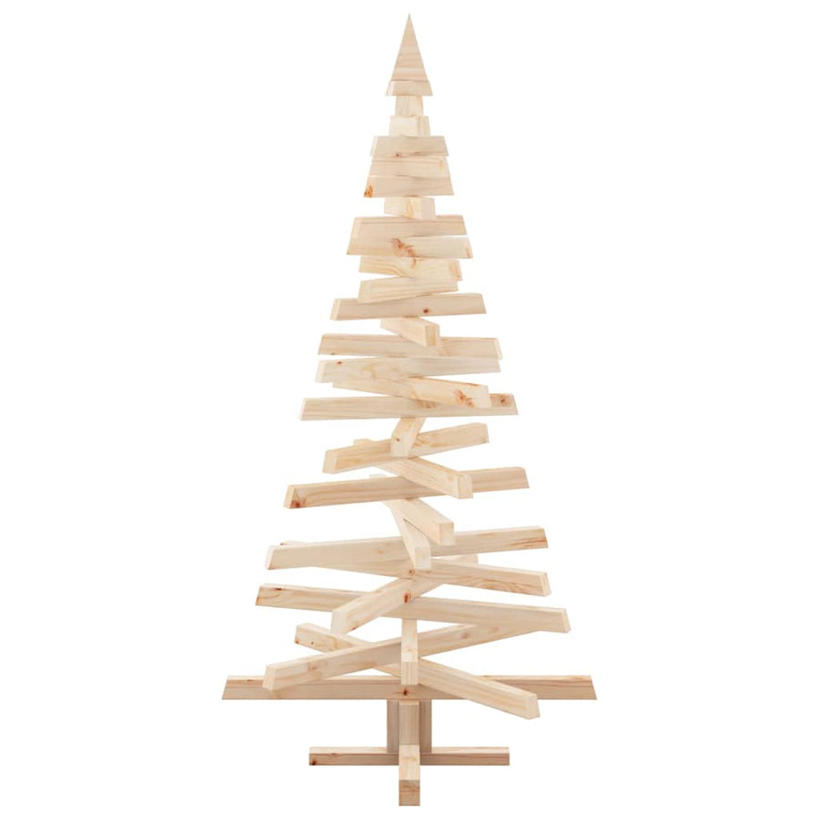Kerstbomen met standaard Naturel 150 cm Massief grenenhout