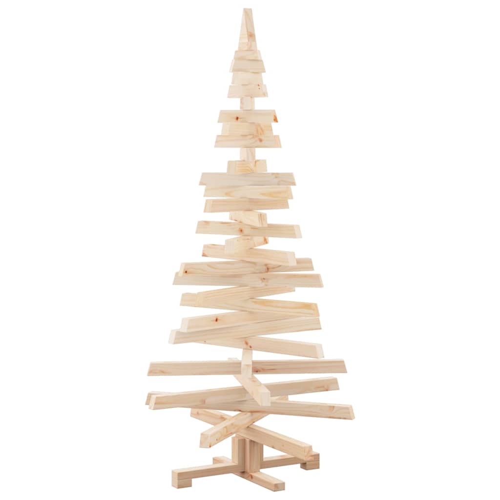 Kerstbomen met standaard Naturel 150 cm Massief grenenhout
