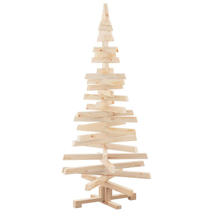 Kerstbomen met standaard Naturel 150 cm Massief grenenhout