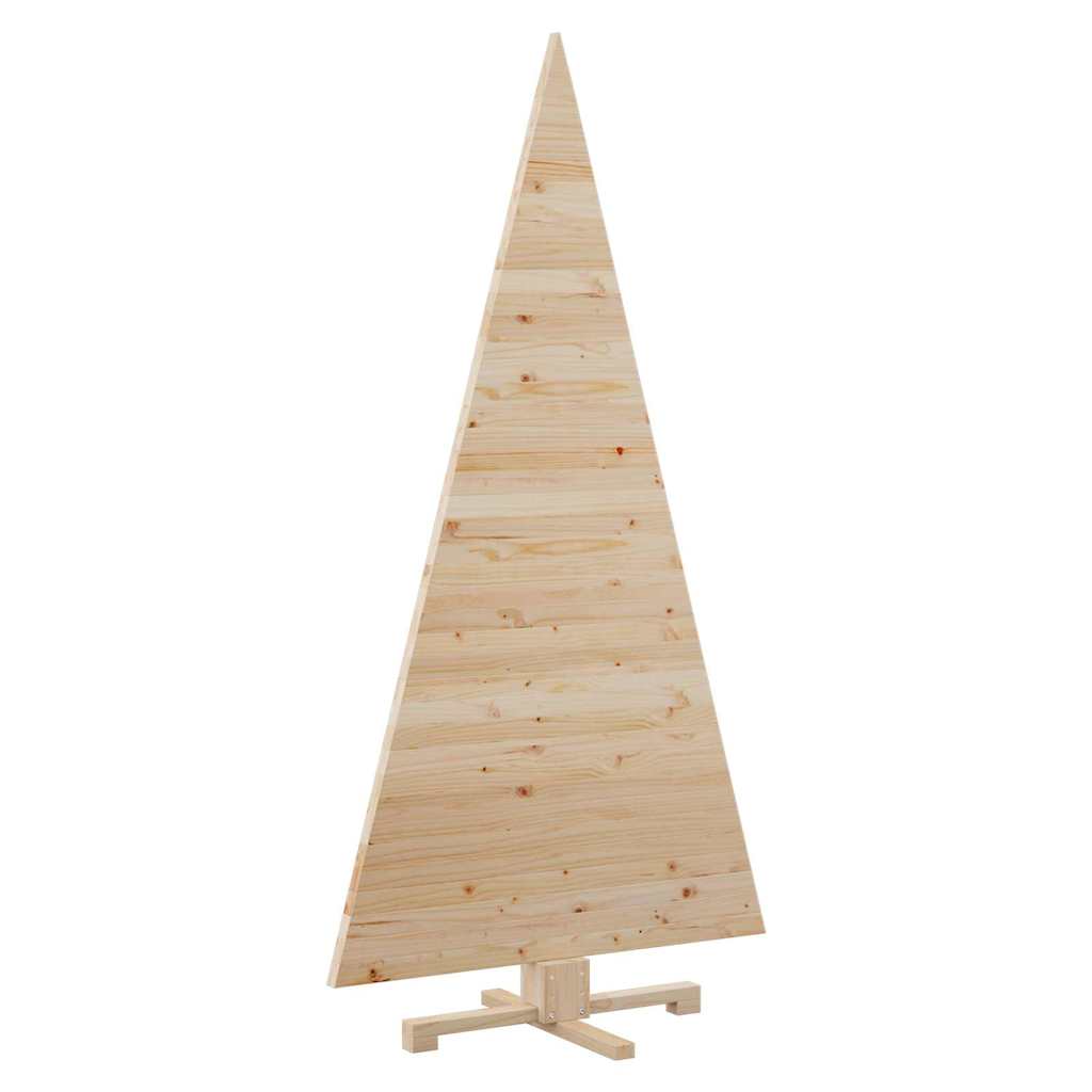 Kerstbomen met standaard Naturel 180 cm Massief grenenhout