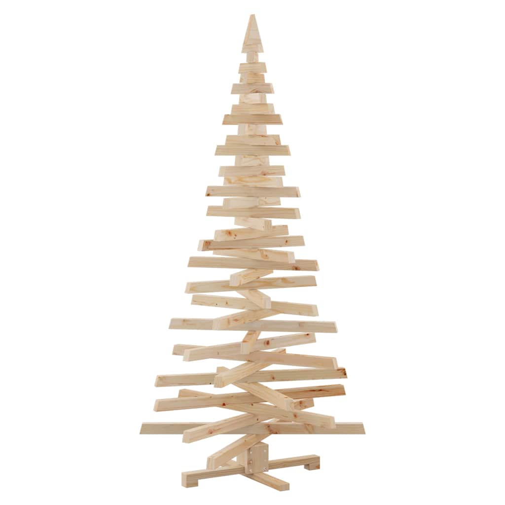 Kerstbomen met standaard Naturel 180 cm Massief grenenhout