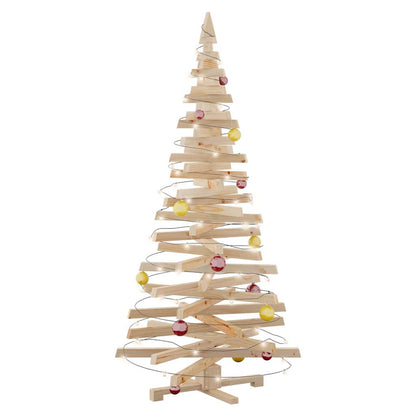 Kerstbomen met standaard Naturel 180 cm Massief grenenhout