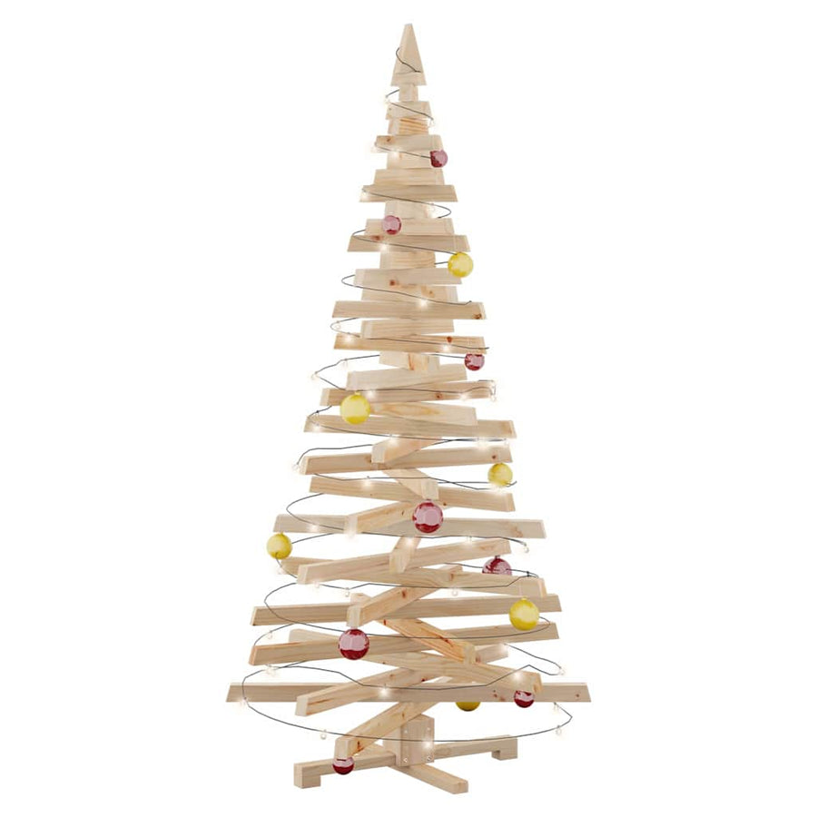 Kerstbomen met standaard Naturel 180 cm Massief grenenhout