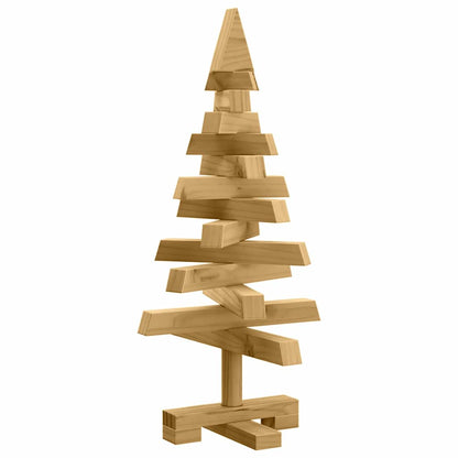 Kerstbomen met standaard Bruin 60 cm Massief grenenhout