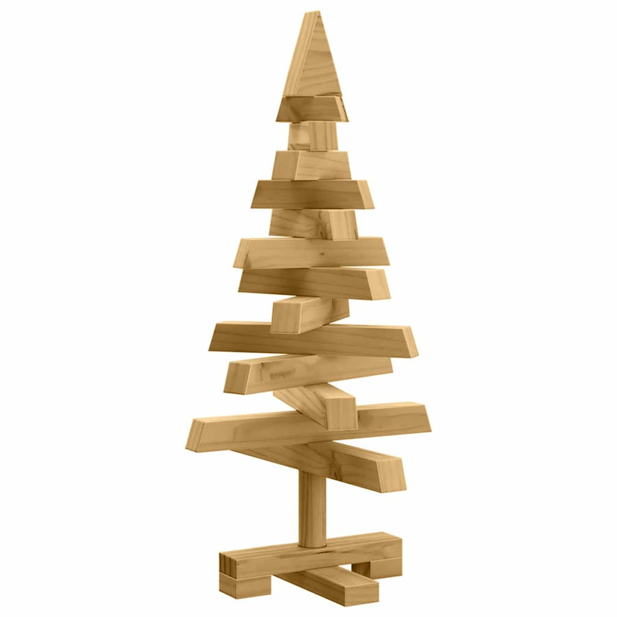 Kerstbomen met standaard Bruin 60 cm Massief grenenhout
