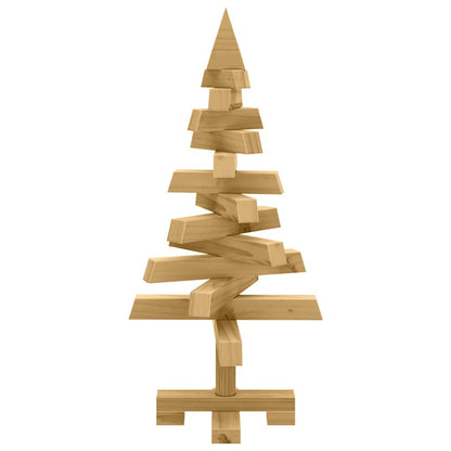 Kerstbomen met standaard Bruin 60 cm Massief grenenhout