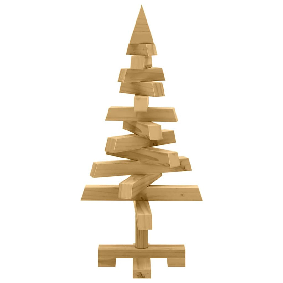 Kerstbomen met standaard Bruin 60 cm Massief grenenhout