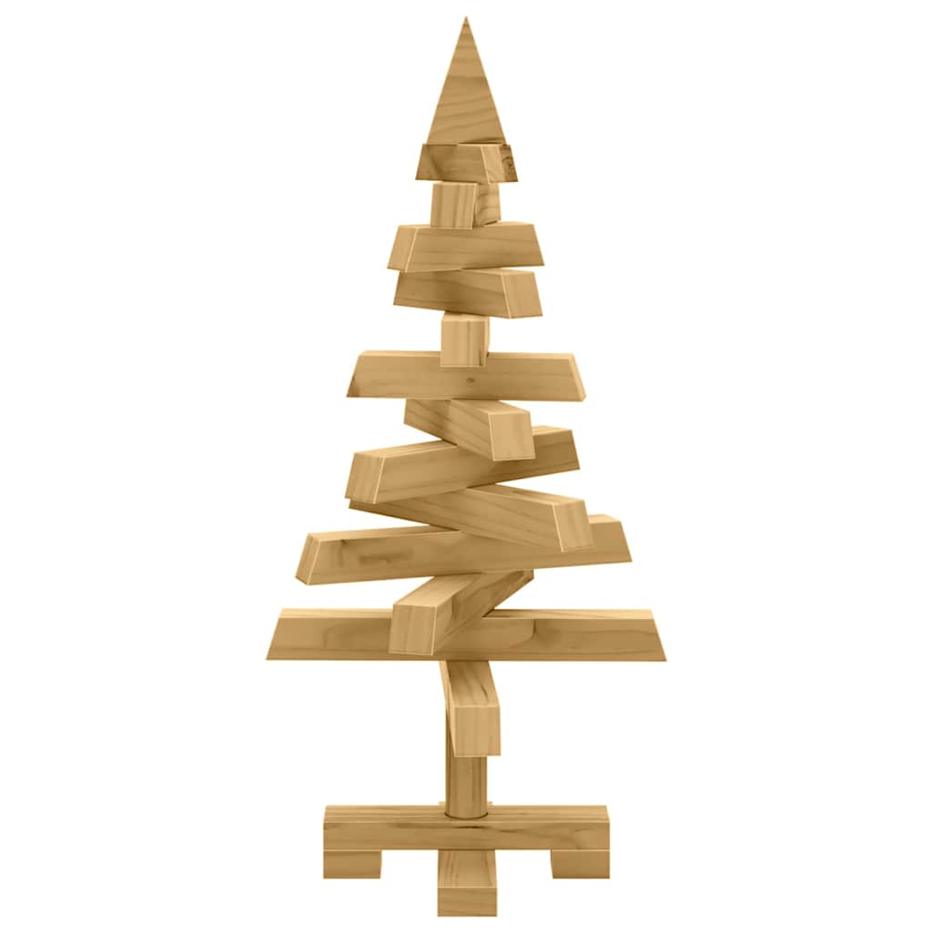 Kerstbomen met standaard Bruin 60 cm Massief grenenhout