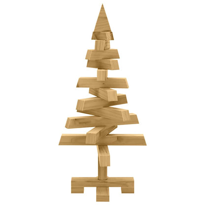 Kerstbomen met standaard Bruin 60 cm Massief grenenhout