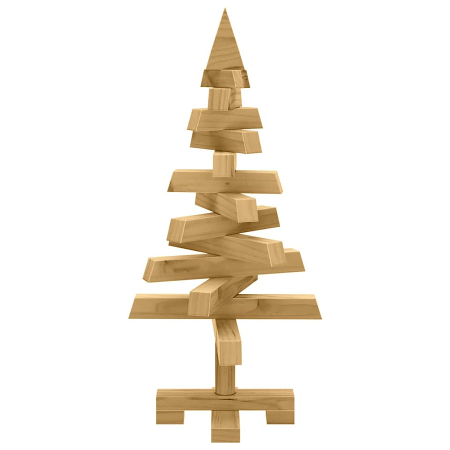 Kerstbomen met standaard Bruin 60 cm Massief grenenhout