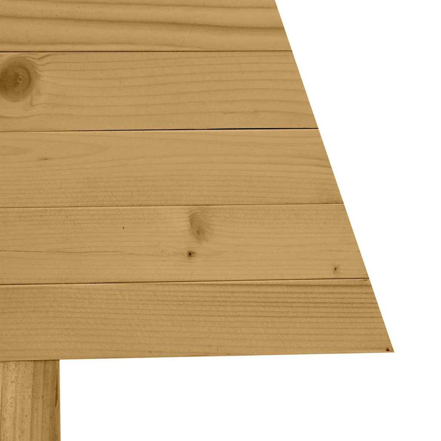 Kerstbomen met standaard Bruin 90 cm Massief grenenhout