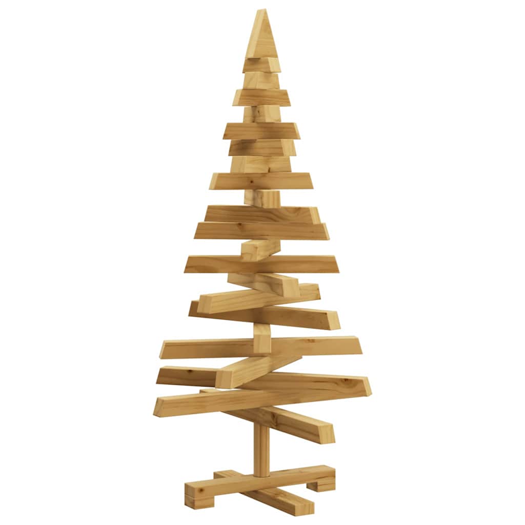 Kerstbomen met standaard Bruin 90 cm Massief grenenhout