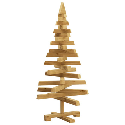 Kerstbomen met standaard Bruin 90 cm Massief grenenhout