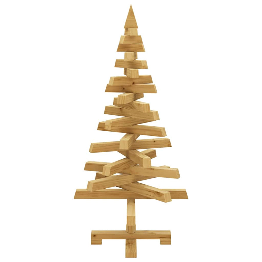 Kerstbomen met standaard Bruin 90 cm Massief grenenhout
