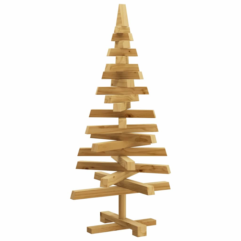 Kerstbomen met standaard Bruin 90 cm Massief grenenhout