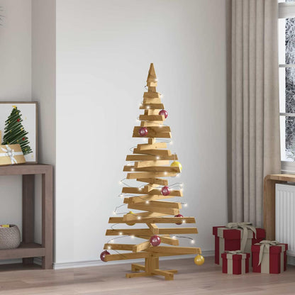 Kerstbomen met standaard Bruin 150 cm Massief grenenhout