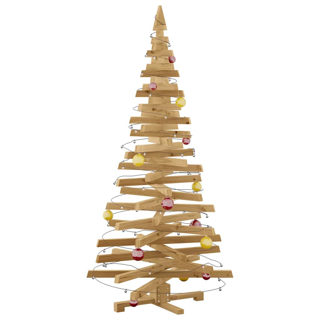 Kerstbomen met standaard Bruin 180 cm Massief grenenhout