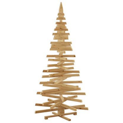 Kerstbomen met standaard Bruin 210 cm Massief grenenhout